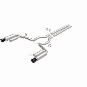 Ford Mustang Performance Exhaust - Rear - Magnaflow - Cat Back Competition Series - Black Chrome - 2024+