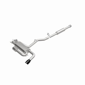 Subaru XV Crosstrek Performance Exhaust - Rear - Magnaflow - Cat Back, Overland Series, No Drone Technology - Black Chrome - `18-`23