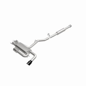Subaru XV Crosstrek Performance Exhaust - Rear - Magnaflow - Cat Back, Overland Series, No Drone Technology - Black Chrome - `18-`23