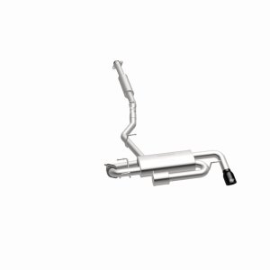 Subaru XV Crosstrek Performance Exhaust - Rear - Magnaflow - Cat Back, Overland Series, No Drone Technology - Black Chrome - `18-`23