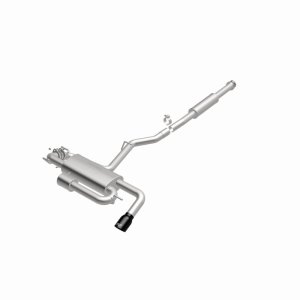 Subaru XV Crosstrek Performance Exhaust - Rear - Magnaflow - Cat Back, Overland Series, No Drone Technology - Black Chrome - `18-`23