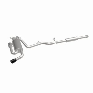 Subaru XV Crosstrek Performance Exhaust - Rear - Magnaflow - Cat Back, Overland Series, No Drone Technology - Black Chrome - `18-`23