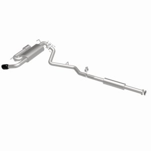 Subaru XV Crosstrek Performance Exhaust - Rear - Magnaflow - Cat Back, Overland Series, No Drone Technology - Black Chrome - `18-`23