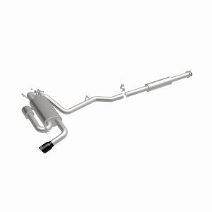 Subaru XV Crosstrek Performance Exhaust - Rear - Magnaflow - Cat Back, Overland Series, No Drone Technology - Black Chrome - `18-`23