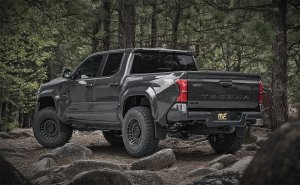 Toyota Tacoma Performance Exhaust - Single Driver Side Rear Exit - Magnaflow - Overland Series Cat-Back - Black Chrome - `24-`25