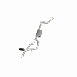 Toyota Tacoma Performance Exhaust - Single Driver Side Rear Exit - Magnaflow - Overland Series Cat-Back - Black Chrome - `24-`25