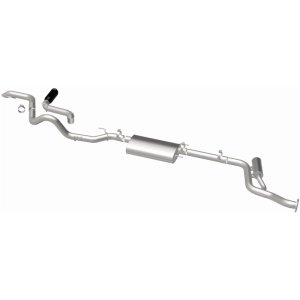 Toyota Tacoma Performance Exhaust - Single Driver Side Rear Exit - Magnaflow - Overland Series Cat-Back - Black Chrome - `24-`25