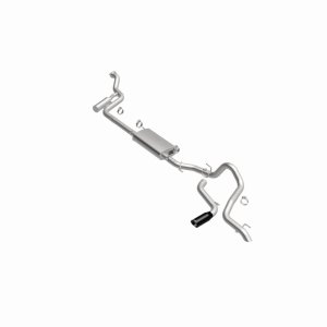 Toyota Tacoma Performance Exhaust - Single Driver Side Rear Exit - Magnaflow - Overland Series Cat-Back - Black Chrome - `24-`25