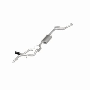 Toyota Tacoma Performance Exhaust - Single Driver Side Rear Exit - Magnaflow - Overland Series Cat-Back - Black Chrome - `24-`25