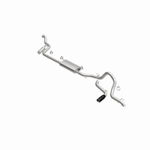 Toyota Tacoma Performance Exhaust - Single Driver Side Rear Exit - Magnaflow - Overland Series Cat-Back - Black Chrome - `24-`25
