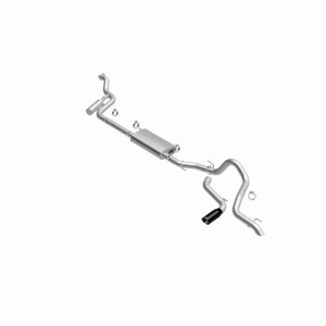 Toyota Tacoma Performance Exhaust - Single Driver Side Rear Exit - Magnaflow - Overland Series Cat-Back - Black Chrome - `24-`25