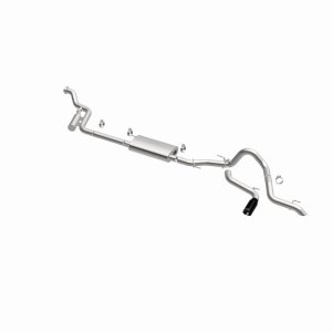 Toyota Tacoma Performance Exhaust - Single Driver Side Rear Exit - Magnaflow - Overland Series Cat-Back - Black Chrome - `24-`25