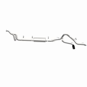 Toyota Tacoma Performance Exhaust - Single Driver Side Rear Exit - Magnaflow - Overland Series Cat-Back - Black Chrome - `24-`25