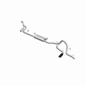 Toyota Tacoma Performance Exhaust - Single Driver Side Rear Exit - Magnaflow - Overland Series Cat-Back - Black Chrome - `24-`25