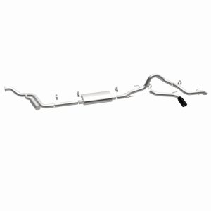 Toyota Tacoma Performance Exhaust - Single Driver Side Rear Exit - Magnaflow - Overland Series Cat-Back - Black Chrome - `24-`25