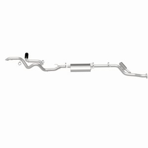 Toyota Tacoma Performance Exhaust - Single Driver Side Rear Exit - Magnaflow - Overland Series Cat-Back - Black Chrome - `24-`25