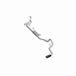 Toyota Tacoma Performance Exhaust - Single Driver Side Rear Exit - Magnaflow - SPEQ Series Cat-Back - Black Chrome - `24-`25