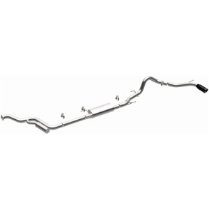 Toyota Tacoma Performance Exhaust - Single Driver Side Rear Exit - Magnaflow - SPEQ Series Cat-Back - Black Chrome - `24-`25