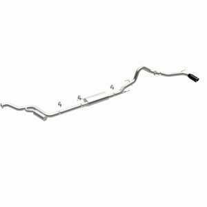 Toyota Tacoma Performance Exhaust - Single Driver Side Rear Exit - Magnaflow - SPEQ Series Cat-Back - Black Chrome - `24-`25