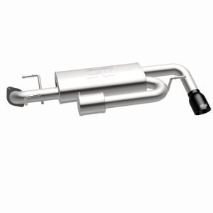 Subaru XV Crosstrek Performance Exhaust - Single Passenger Side Rear Exit - Magnaflow - Axle Back with No Drone Technology (NDT) - Black Chrome - `18-`23