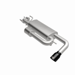 Subaru XV Crosstrek Performance Exhaust - Single Passenger Side Rear Exit - Magnaflow - Axle Back with No Drone Technology (NDT) - Black Chrome - `18-`23