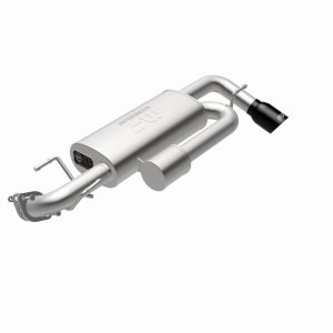 Subaru XV Crosstrek Performance Exhaust - Single Passenger Side Rear Exit - Magnaflow - Axle Back with No Drone Technology (NDT) - Black Chrome - `18-`23