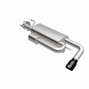 Subaru XV Crosstrek Performance Exhaust - Single Passenger Side Rear Exit - Magnaflow - Axle Back with No Drone Technology (NDT) - Black Chrome - `18-`23