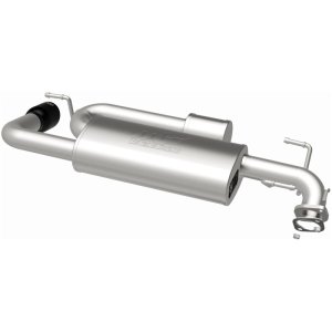 Subaru XV Crosstrek Performance Exhaust - Single Passenger Side Rear Exit - Magnaflow - Axle Back with No Drone Technology (NDT) - Black Chrome - `18-`23