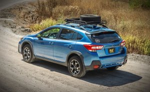 Subaru XV Crosstrek Performance Exhaust - Single Passenger Side Rear Exit - Magnaflow - Axle Back with No Drone Technology (NDT) - Black Chrome - `18-`23