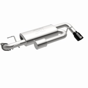 Subaru XV Crosstrek Performance Exhaust - Single Passenger Side Rear Exit - Magnaflow - Axle Back with No Drone Technology (NDT) - Black Chrome - `18-`23