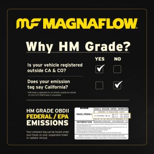 Chevrolet Express 3500 Catalytic Converter - Magnaflow - HM Grade Direct-Fit - `01-`02