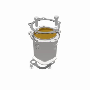 Hyundai Santa Fe Catalytic Converter - Front - Magnaflow - Direct Fit - `03-`06