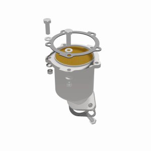 Hyundai Santa Fe Catalytic Converter - Front - Magnaflow - Direct Fit - `03-`06