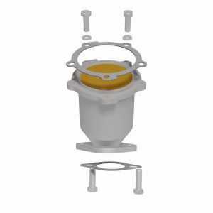 Hyundai Santa Fe Catalytic Converter - Front - Magnaflow - Direct Fit - `03-`06