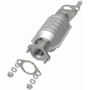 Kia Rio Catalytic Converter - Rear - Magnaflow - HM Grade Direct-Fit - Silver - `01-`02