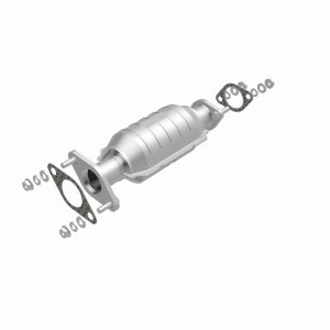Kia Rio Catalytic Converter - Rear - Magnaflow - HM Grade Direct-Fit - Silver - `01-`02