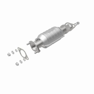 Kia Rio Catalytic Converter - Rear - Magnaflow - HM Grade Direct-Fit - Silver - `01-`02