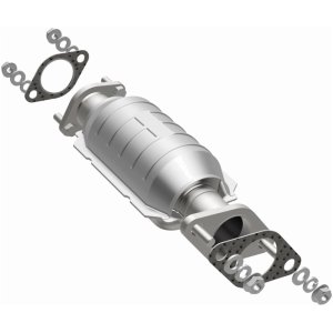 Kia Rio Catalytic Converter - Rear - Magnaflow - HM Grade Direct-Fit - Silver - `01-`02