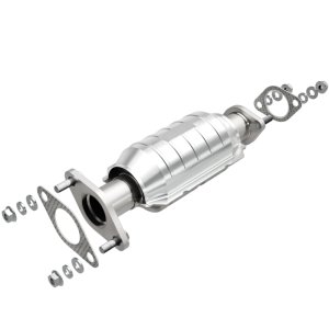 Kia Rio Catalytic Converter - Rear - Magnaflow - HM Grade Direct-Fit - Silver - `01-`02