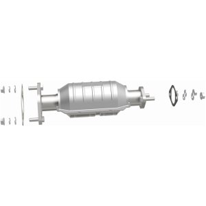 Kia Rio Catalytic Converter - Rear - Magnaflow - HM Grade Direct-Fit - Silver - `01-`02