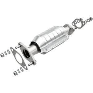 Kia Rio Catalytic Converter - Rear - Magnaflow - HM Grade Direct-Fit - Silver - `01-`02