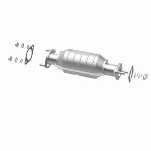 Kia Rio Catalytic Converter - Rear - Magnaflow - HM Grade Direct-Fit - Silver - `01-`02
