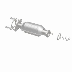 Kia Rio Catalytic Converter - Rear - Magnaflow - HM Grade Direct-Fit - Silver - `01-`02