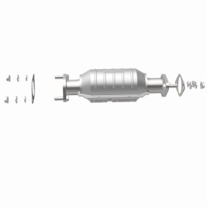 Kia Rio Catalytic Converter - Rear - Magnaflow - HM Grade Direct-Fit - Silver - `01-`02