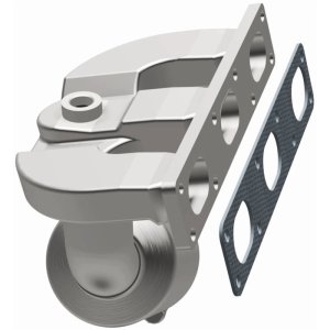 BMW 330 Performance Exhaust - Rear - Magnaflow - Catalytic Converter with Integrated Exhaust Manifold, California Grade CARB Compliant - `01-`05