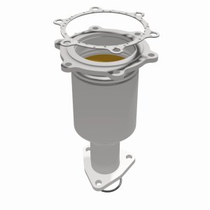 Nissan Pathfinder Direct-Fit Catalytic Converter - Passenger Side Front - Magnaflow - HM Grade - `01-`04