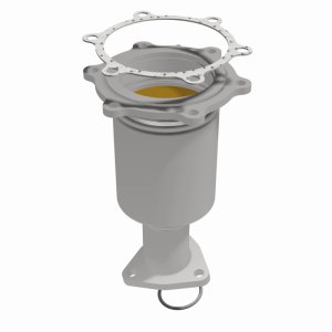 Nissan Pathfinder Direct-Fit Catalytic Converter - Passenger Side Front - Magnaflow - HM Grade - `01-`04