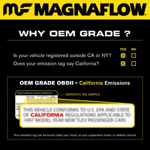 Hyundai Santa Fe Performance Exhaust - Magnaflow - OEM Grade Direct-Fit Catalytic Converter - `07-`09