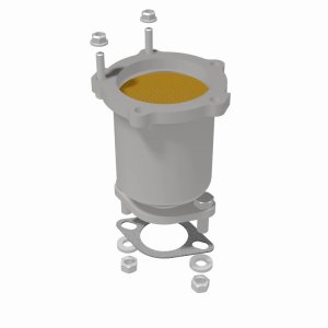 Kia Sorento Catalytic Converter - Magnaflow - Direct-Fit - `03-`05