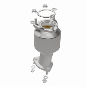 Acura RDX Catalytic Converter - Rear - Magnaflow - Direct-Fit OEM Grade - `13-`18